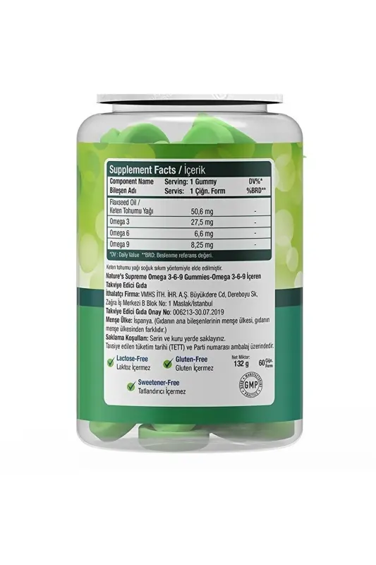 Gummies Vegan Omega 3-6-9 60 Çiğnenebilir Form - 4