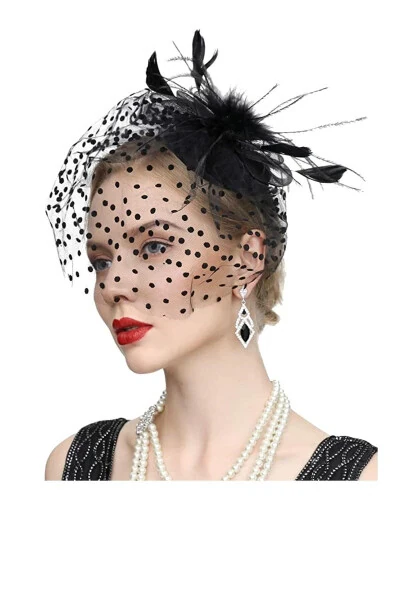 Veil, Wedding Hat, Bridal Crown, Bridal Hair Accessory - BBAYS NEW TREND