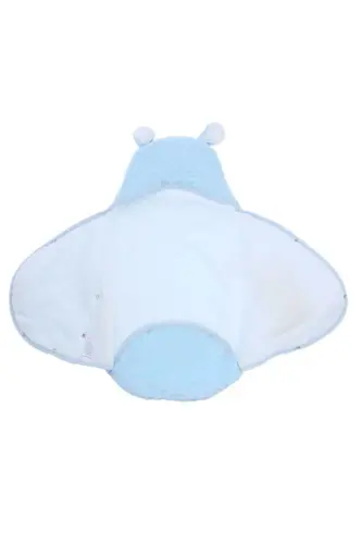 Velbua Baby Swaddle Blanket Blue-BLUE - 3
