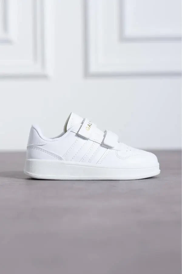 Velcro Baby White Baby Sports Shoes - 5