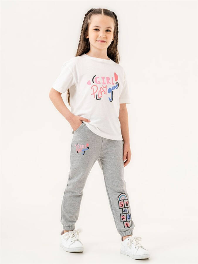 Velo Yaka Qizcha Bola T-Shirt va Shorti - 2