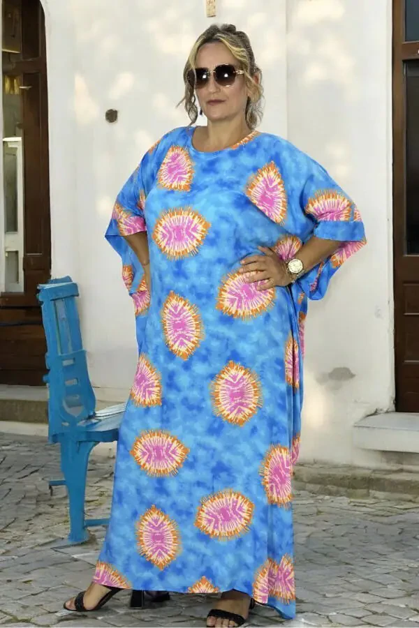 VELOSIPED YAKA PASTKI QO'L EXTRAG'ALATIY KATTA O'LCHAMLI PAXTA VISKOZA KATTA O'LCHAMLI KO'YLAK 58-64 O'LCHAM - 3