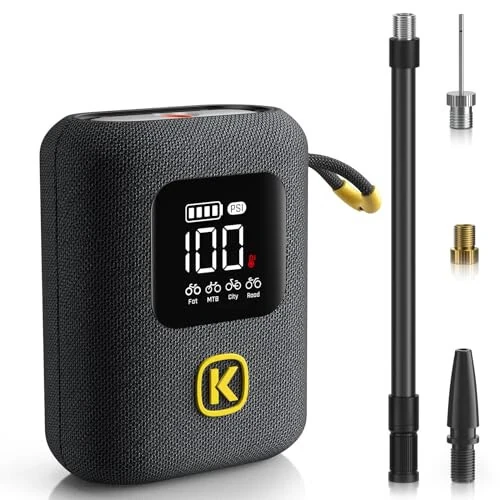 Велосипедный насос Fanttik X8 Ace 150PSI Быстрый портативный насос для шин, Беспроводной перезаряжаемый электрический велосипедный насос, Автоматическая остановка, с клапанами Presta и Schrader для Fat, Mountain Bike, City Bike, Road Bike - Fanttik