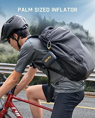 Велосипедный насос Fanttik X8 Ace 150PSI Быстрый портативный насос для шин, Беспроводной перезаряжаемый электрический велосипедный насос, Автоматическая остановка, с клапанами Presta и Schrader для Fat, Mountain Bike, City Bike, Road Bike - 8