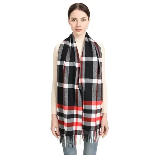 Velurie Women Winter Scarf Elegant Shawl Wrap Men Supreme Comfort Style CasModazoneere Feel Unisex Exquisite Timeless Design - 1