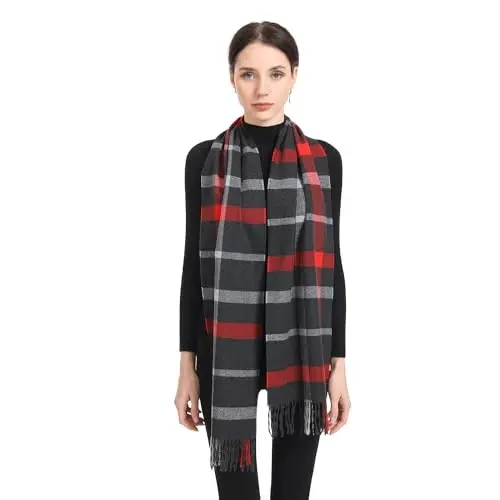 Velurie Women Winter Scarf Elegant Shawl Wrap Men Supreme Comfort Style CasModazoneere Feel Unisex Exquisite Timeless Design 