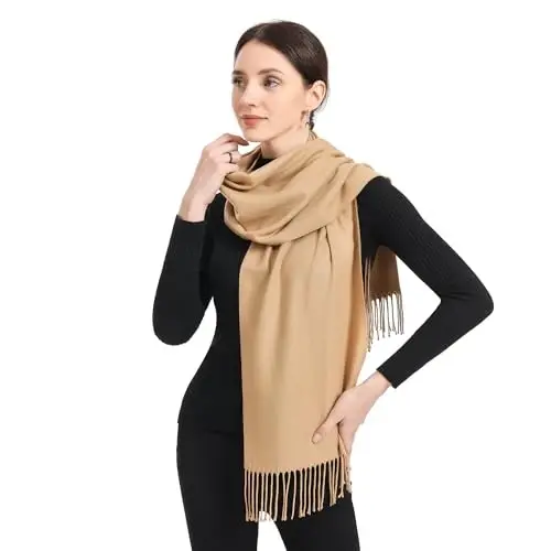 Velurie Women Winter Scarf Elegant Shawl Wrap Men Supreme Comfort Style CasModazoneere Feel Unisex Exquisite Timeless Design - 3