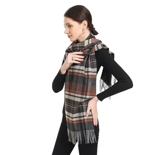 Velurie Women Winter Scarf Elegant Shawl Wrap Men Supreme Comfort Style CasModazoneere Feel Unisex Exquisite Timeless Design - 3