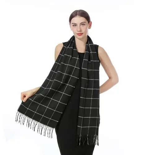Velurie Women Winter Scarf Elegant Shawl Wrap Men Supreme Comfort Style CasModazoneere Feel Unisex Exquisite Timeless Design - VELURIE (1)