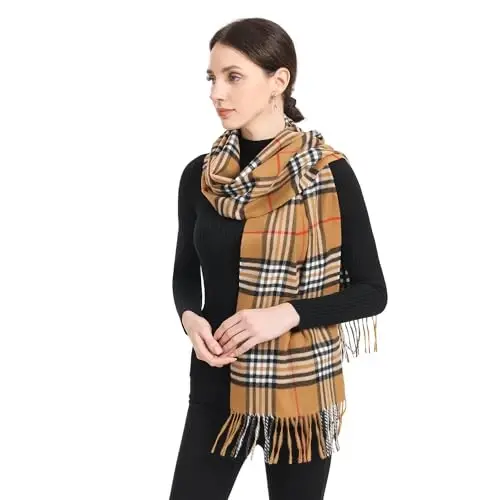 Velurie Women Winter Scarf Elegant Shawl Wrap Men Supreme Comfort Style CasModazoneere Feel Unisex Exquisite Timeless Design - 3
