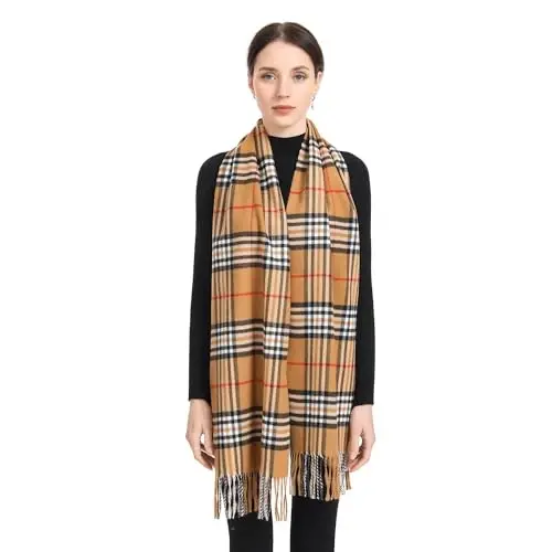 Velurie Women Winter Scarf Elegant Shawl Wrap Men Supreme Comfort Style CasModazoneere Feel Unisex Exquisite Timeless Design 