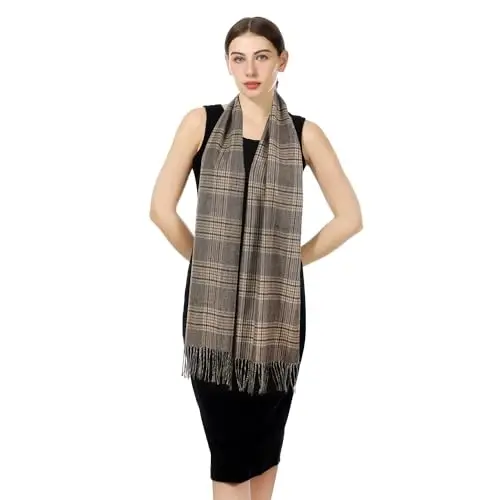 Velurie Women Winter Scarf Elegant Shawl Wrap Men Supreme Comfort Style CasModazoneere Feel Unisex Exquisite Timeless Design - 1
