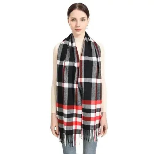 Velurie Women Winter Scarf Elegant Shawl Wrap Men Supreme Comfort Style CasModazoneere Feel Unisex Exquisite Timeless Design 