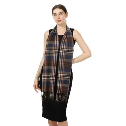 Velurie Women Winter Scarf Elegant Shawl Wrap Men Supreme Comfort Style CasModazoneere Feel Unisex Exquisite Timeless Design 