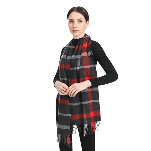 Velurie Women Winter Scarf Elegant Shawl Wrap Men Supreme Comfort Style CasModazoneere Feel Unisex Exquisite Timeless Design - 2
