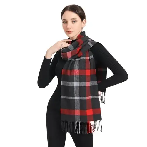 Velurie Women Winter Scarf Elegant Shawl Wrap Men Supreme Comfort Style CasModazoneere Feel Unisex Exquisite Timeless Design - 4