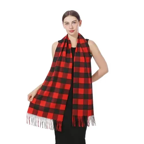 Velurie Women Winter Scarf Elegant Shawl Wrap Men Supreme Comfort Style CasModazoneere Feel Unisex Exquisite Timeless Design - 1