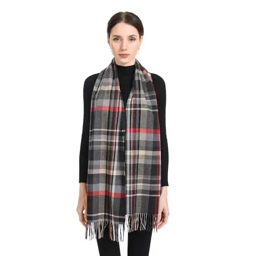 Velurie Women Winter Scarf Elegant Shawl Wrap Men Supreme Comfort Style CasModazoneere Feel Unisex Exquisite Timeless Design - 1