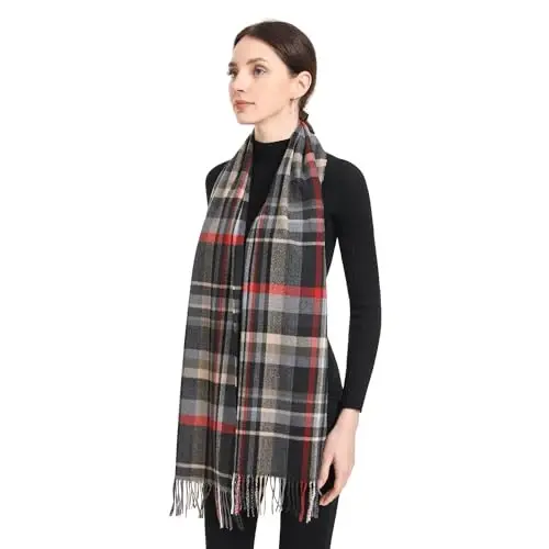 Velurie Women Winter Scarf Elegant Shawl Wrap Men Supreme Comfort Style CasModazoneere Feel Unisex Exquisite Timeless Design - 3