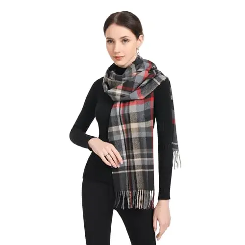 Velurie Women Winter Scarf Elegant Shawl Wrap Men Supreme Comfort Style CasModazoneere Feel Unisex Exquisite Timeless Design - 4