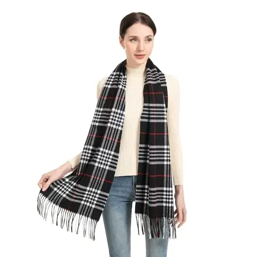 Velurie Women Winter Scarf Elegant Shawl Wrap Men Supreme Comfort Style CasModazoneere Feel Unisex Exquisite Timeless Design - 1