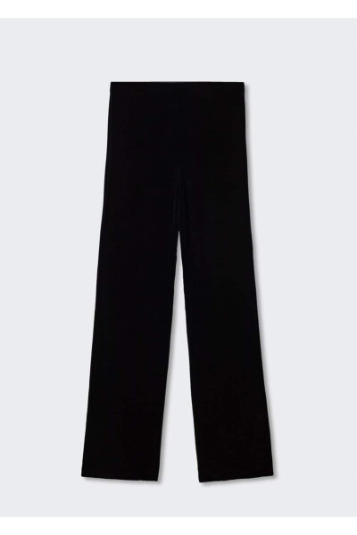 Velvet Fabric Trousers - 3