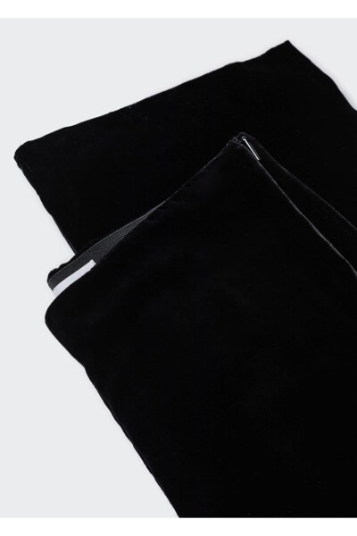 Velvet Fabric Trousers - 6