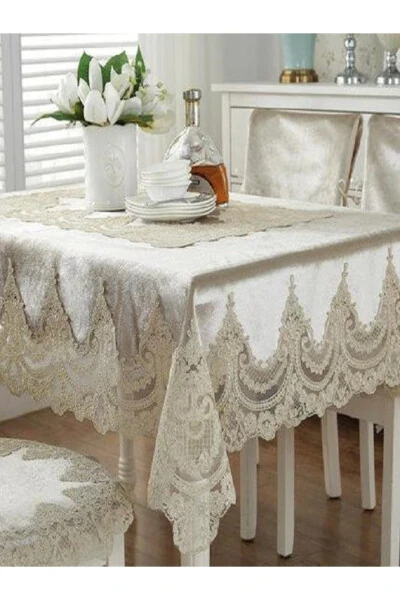 Velvet Heavyweight Single Tablecloth - Solid - BURSA ÇEYIZ