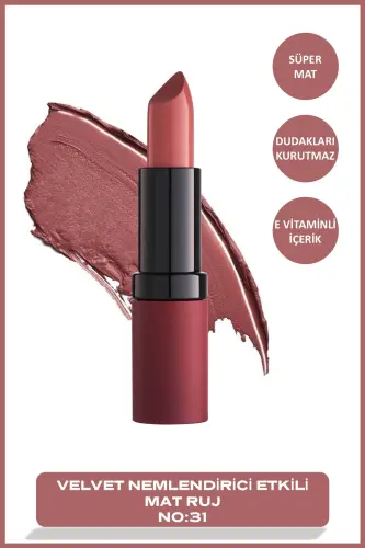 Velvet Matte Lipstick 31 Velvet Matte Lipstick 4.2 G-R 