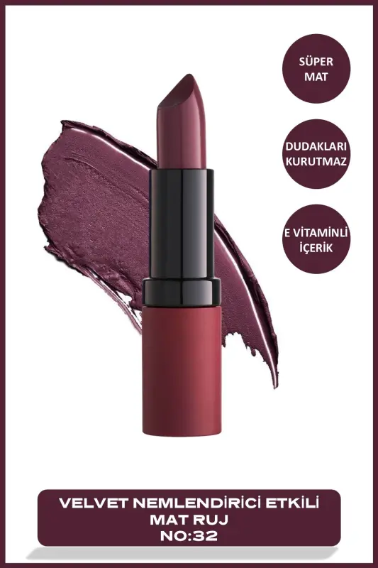 Velvet Matte Lipstick 32 Velvet Matte Lipstick 4.2 G-R - 1