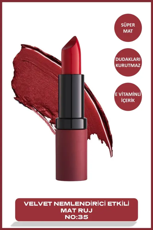 Velvet Matte Lipstick 35 Velvet Mat Ruj 4,2 g-R - 1