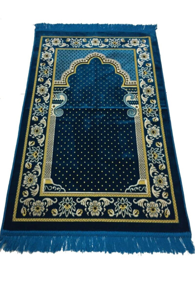 Velvet Prayer Mat Lux-blue - 1