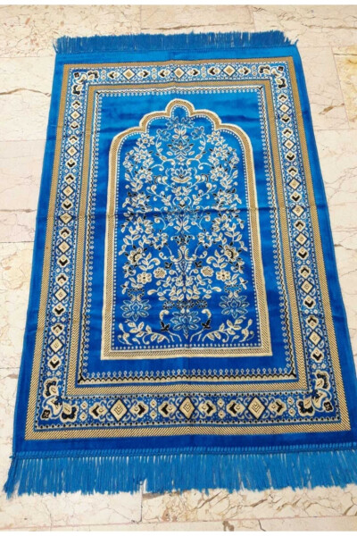 Velvet Prayer Mat Lux-blue - 3