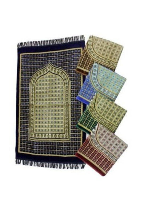 Velvet Prayer Rug Hajj and Umrah Gift Shipping Gift Prayer Rug - 1