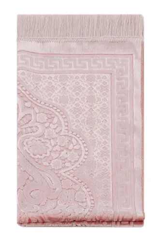 Velvet Prayer Rug Pearl - Pink-Pink - 9