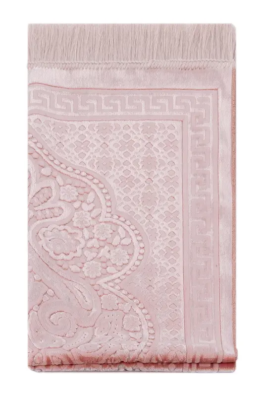 Velvet Prayer Rug Pearl - Pink-Pink - 9