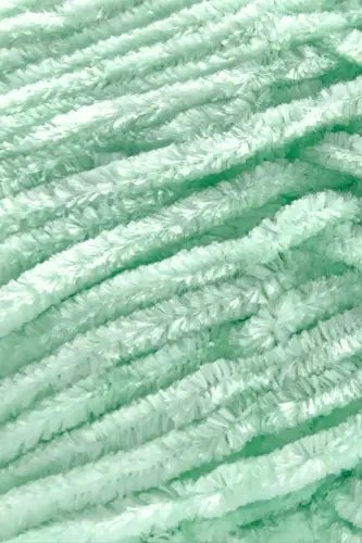 Velvet Slim El Örgü Ipi Battaniye Ipi Kazak Ipi Bebek Battaniye Ipi Kadife Ip Amigurumi Ip Mint-Mint - 3