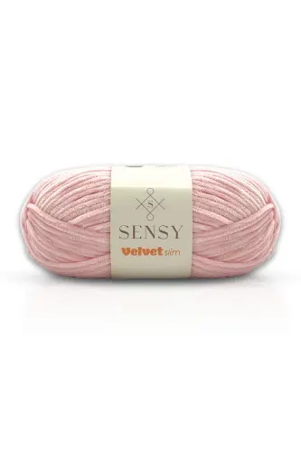Velvet Slim El Örgü Ipliği Kazak Ipi Bebek Battaniye Ipi Kadife Ip Amigurumi Ip Bebe Pembesi-Bebe Pembesi - 2