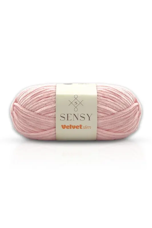 Velvet Slim El Örgü Ipliği Kazak Ipi Bebek Battaniye Ipi Kadife Ip Amigurumi Ip Bebe Pembesi-Bebe Pembesi - 2