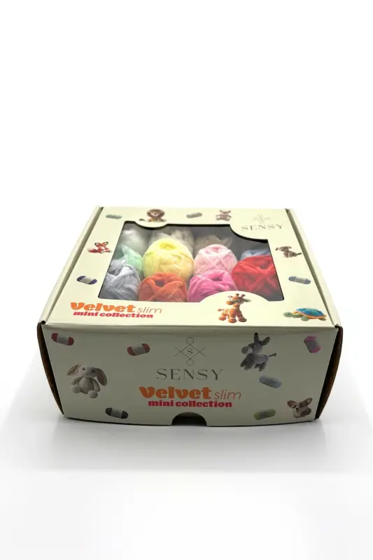 Velvet Slim Mini Box Braid Yarn Velvet Yarn Amigur - 8