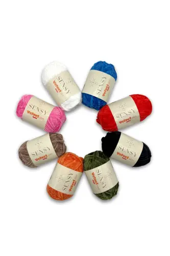 Velvet Slim Mini Package Knitting Yarn Velvet Yarn Amigurumi 