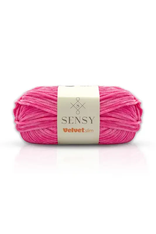 Velvet Slim Qo'lda To'qilgan Ip Adyol Ipi Sviter Ipi Chaqaloq Adyol Ipi Kadife Ip Amigurumi Ip Pushti-Pushti - SENSY