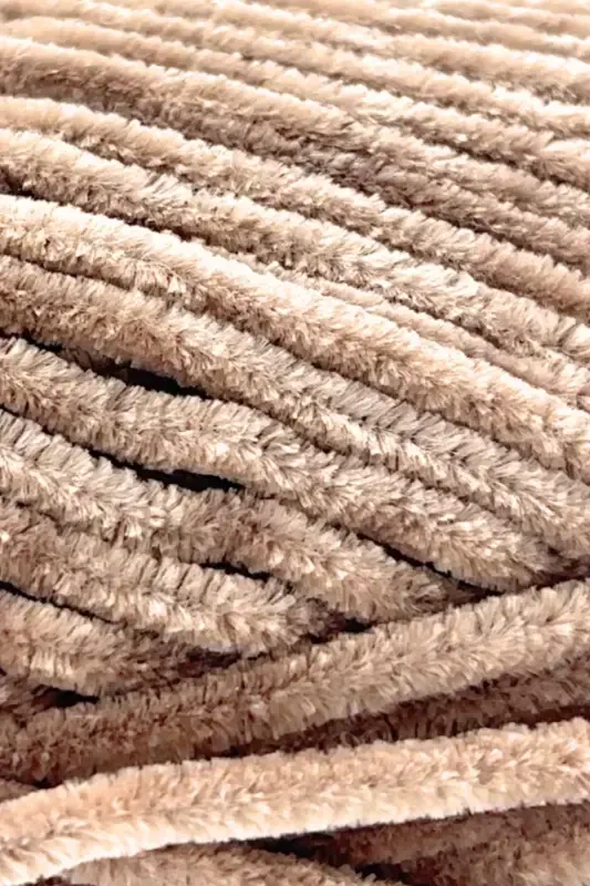 Velvet Slim Qo'lda To'qilgan Ip Amigurumi Ipi Kardigan, Jilet - 4