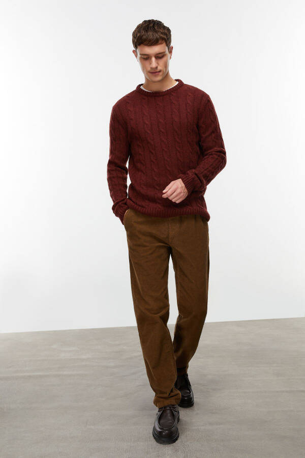 Velvet Slim Straight Fit Pants - 7