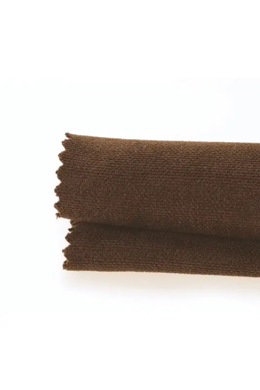 Velvet Texture Extrafor Pleated Chocolate Brown High Quality Blackout Curtain Single Panel - 3