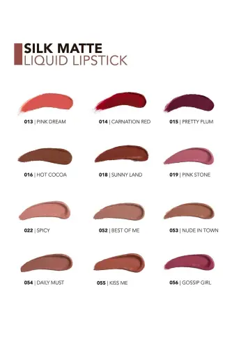 Velvet Texture Liquid Matte Lipstick - Silk Matte Liquid Lipstick - 002 FALL ROSE - 8690604397280 