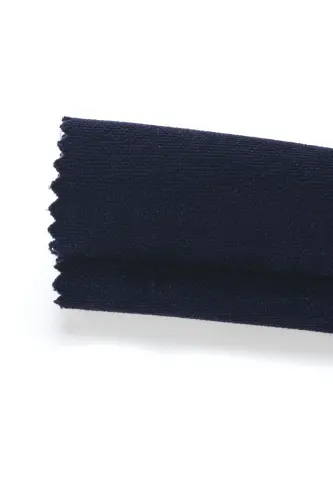Velvet Textured Extrafor Pleated Navy Blue High Quality Blackout Curtain Single Panel - DEMOR HOME (1)