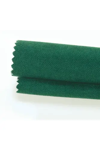 Velvet Textured Extrafor Pleated Pine Green High Quality Curtain Single Panel-Pine Green - 2