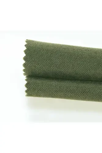 Velvet Textured Extrafor Shirred Sweet Green High Quality Curtain Panel-Sweet Green - DEMOR HOME (1)