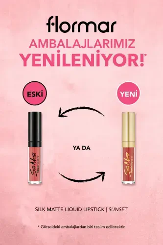 Velvet Touch Liquid Matte Lipstick - Silk Matte Liquid Lipstick - 003 SUNSET - 8690604397303-003 SUNSET - 3